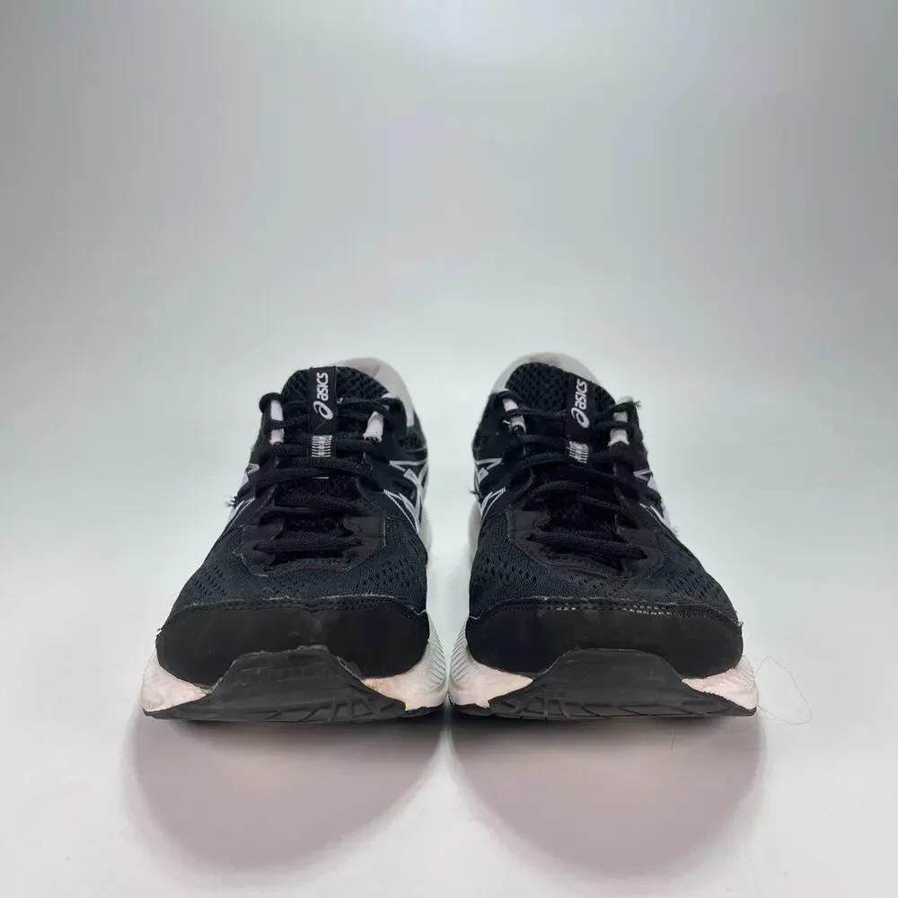 ASICS GEL-Contend 7 Black White Running Shoes 1012A911 Women's Size 11 Men's 9.5